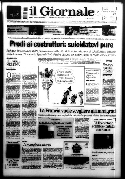 Il giornale : quotidiano del mattino